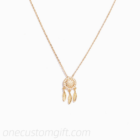 Dream Higher Dream Catcher Necklace