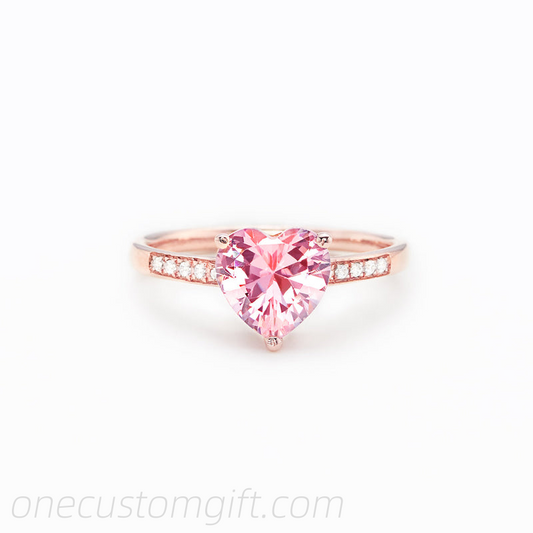 Go With All Your Heart Solitaire Ring