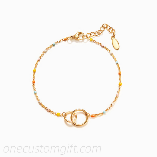 Badass Girl Gang Interlocking Friendship Bracelet-Christmas Gift