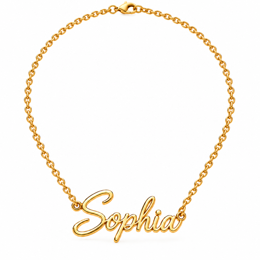 Personalized Name Necklace – Custom Script Jewelry