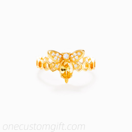 Happy Bee Day Ring