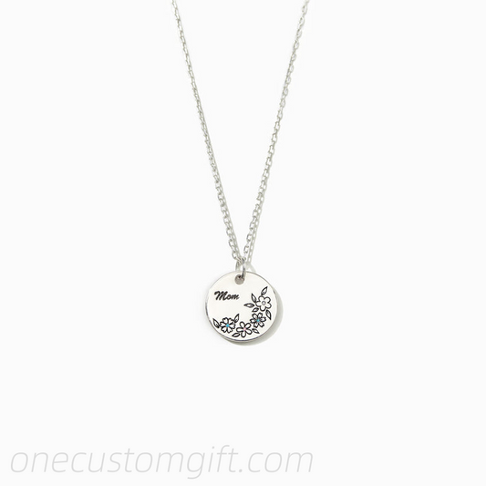 1-6 Birthstone Flower Necklace
