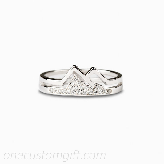To My Wife Adventure Mountain Ring