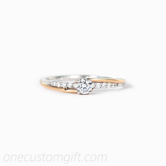 Always With You Round-Cut Accent Ring
