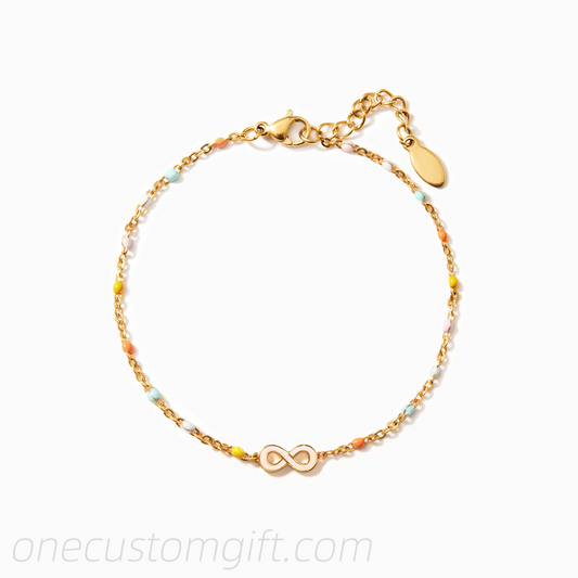 Always Sisters Infinity Sign Bracelet