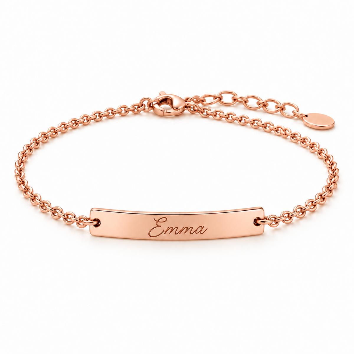Personalized Bar Bracelet – Custom Name ID Bracelet