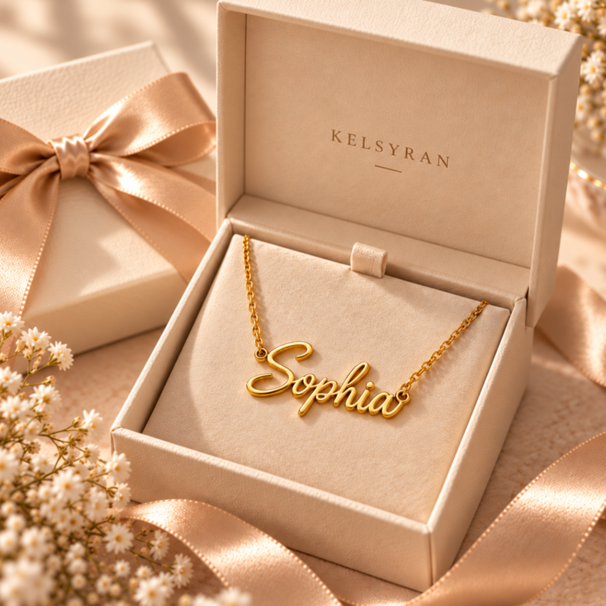 Personalized Name Necklace – Custom Script Jewelry