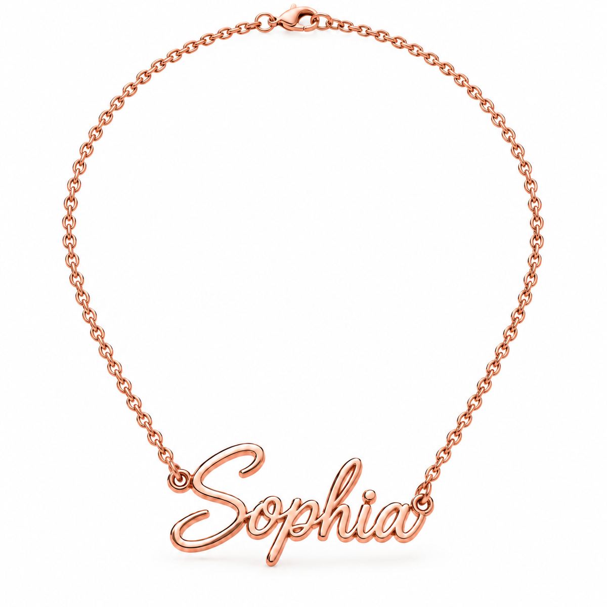 Personalized Name Necklace – Custom Script Jewelry