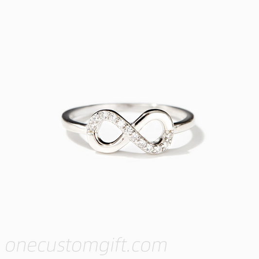 I Love You Until Infinity Runs Out Infinity Ring