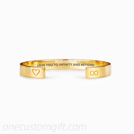 Love You To Infinity And Beyond Bangle
